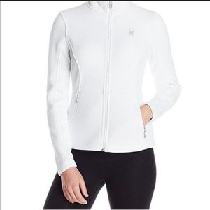 SPYDER Endure White Full Zip Mid Weight Jacket | Size S